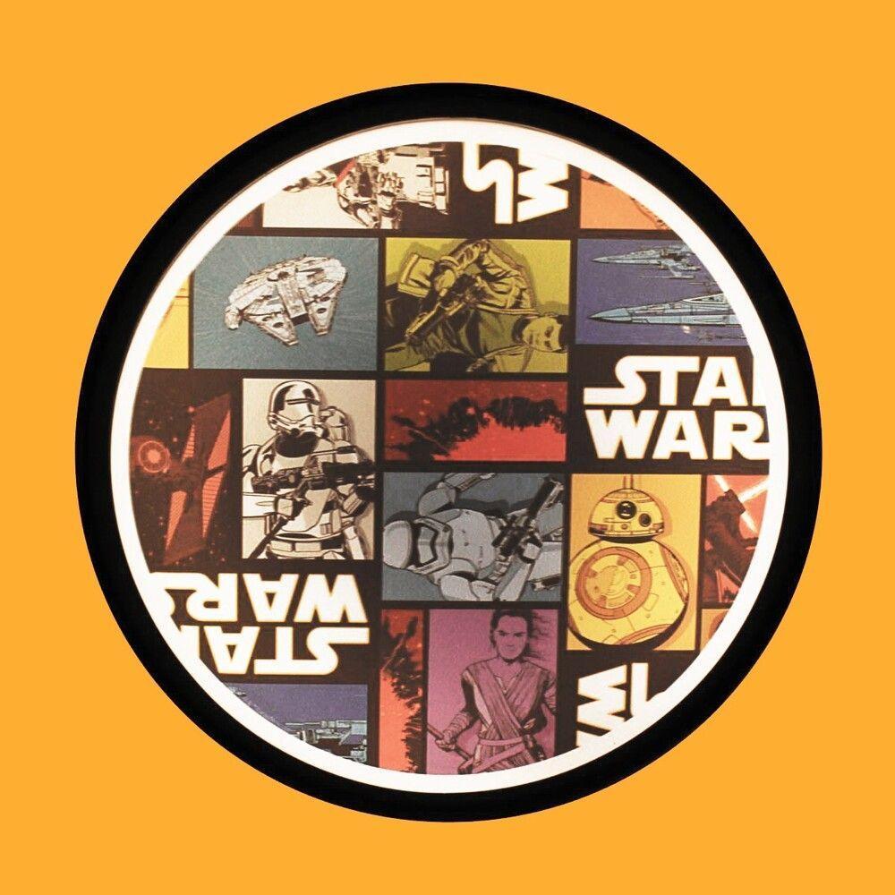 Luminária De Parede Led Mosaico Star Wars - Iluminação Temática Criativa Para Fãs - 1
