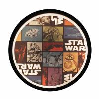 Luminária De Parede Led Mosaico Star Wars - Iluminação Temática Criativa Para Fãs