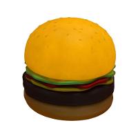 Luminária Criativa Formato Hambúrguer Para Decoração Aconchegante - 2