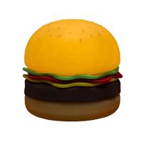 Luminária Criativa Formato Hambúrguer Para Decoração Aconchegante - 3