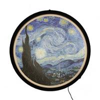 Luminária Led De Parede Noite Estrelada - Arte E Iluminação Decorativa - 2