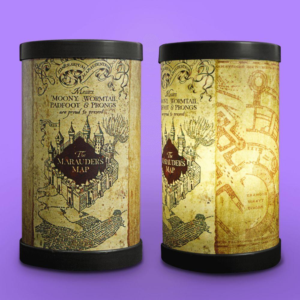 Luminária De Mesa Harry Potter - Mapa Dos Marotos Com Iluminação Exclusiva - 1