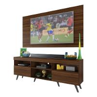 Rack C/ Painel Tv 65" Retrô Holanda Br3133 Duna Preto - 6