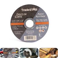 Disco De Corte 115 X 1,2 Mm Furo 7/8 Aço E Inox Tradestar - 1