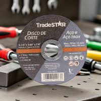 Disco De Corte 115 X 1,2 Mm Furo 7/8 Aço E Inox Tradestar - 5