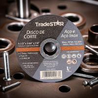 Disco De Corte 115 X 1,2 Mm Furo 7/8 Aço E Inox Tradestar - 9