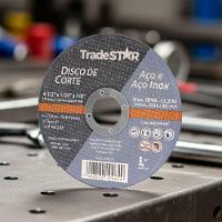 Disco De Corte 115 X 1 Mm Furo 7/8 Aço E Inox Tradestar - 2