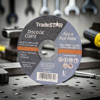 Disco De Corte 115 X 1 Mm Furo 7/8 Aço E Inox Tradestar - 9