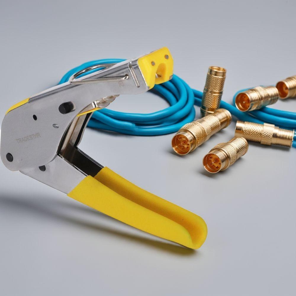 Alicate Crimpador Para Cabo Coaxial Rg06 - Rg59 Tradestar - 5