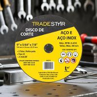 Disco De Corte 230x2,0 Mm Furo 7/8 Aço E Inox Tradestar - 2