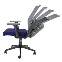 Cadeira De Escritório Diretor Executiva Flex Mesh Waw Design Base Giratória Braço E Altura Ajustável - 6