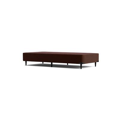Base Sommier Camurça Marrom Solteiro (88x188x30) - Ortobom