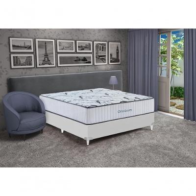 Cama Box E Colchão Highfoam - Casal (138x188) - Ortobom
