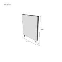 Cabeceira Piave Linho Marrom Solteiro (8x90x120)- Ortobom - 5