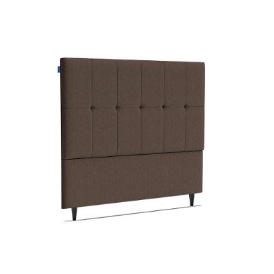 Cabeceira Piave Linho Marrom Casal (8x140x120) - Ortobom