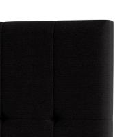 Cabeceira Piave Veluto Preto Solteiro (8x90x120) - Ortobom - 3