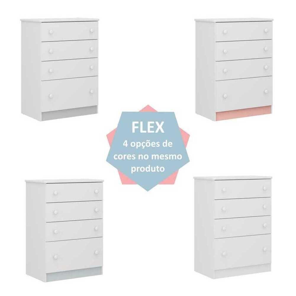 Quarto Infantil Berço 3x1 Roupeiro Cômoda Multimóveis - 6