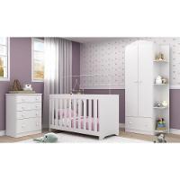 Quarto Infantil Berço 3x1 Roupeiro Cômoda Multimóveis - 1