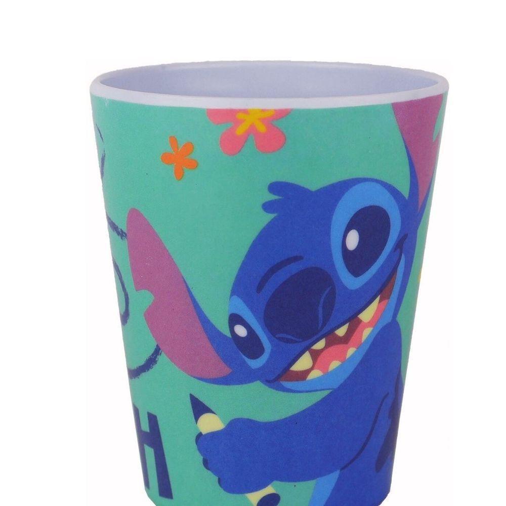 Kit 3 Copos Infantil Melamina Stitch Disney 300ml - Tuut - 4