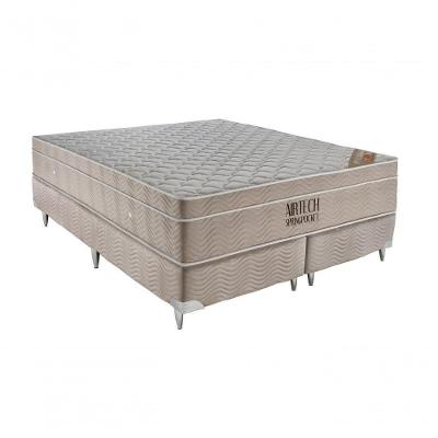 Cama Box E Colchão Airtech Springpocket – Queen Size(158x188) - Ortobom
