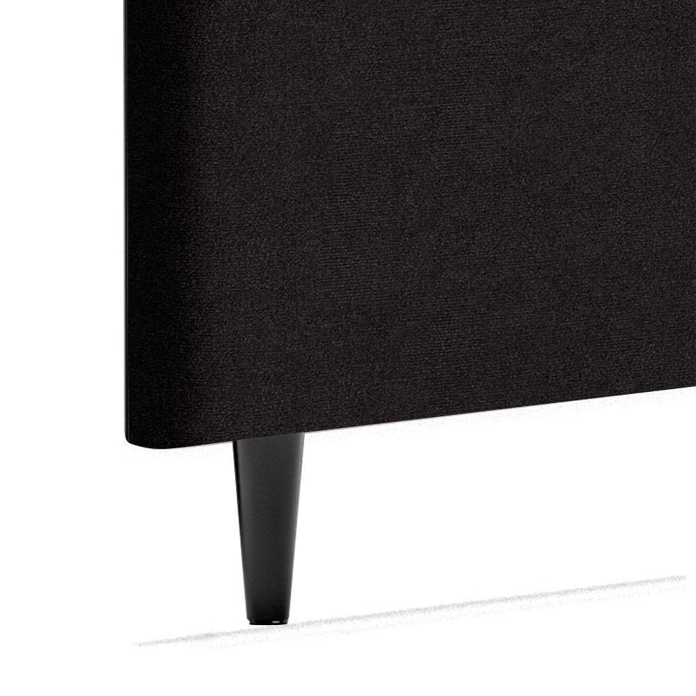 Cabeceira Piave Linho Preto Sup King (8x195x120) - Ortobom - 4