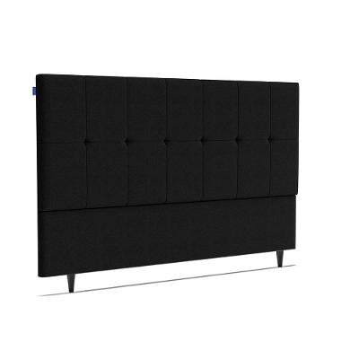 Cabeceira Piave Linho Preto Sup King (8x195x120) - Ortobom