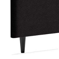 Cabeceira Piave Linho Preto Sup King (8x195x120) - Ortobom