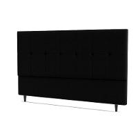 Cabeceira Piave Linho Preto Sup King (8x195x120) - Ortobom - 7