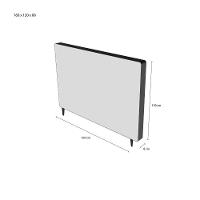 Cabeceira Murat Facto Nero Queen (8x160x120) - Ortobom - 5