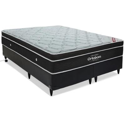 Cama Box E Colchão Elegant Superpocket – Super King(193x203) - Ortobom