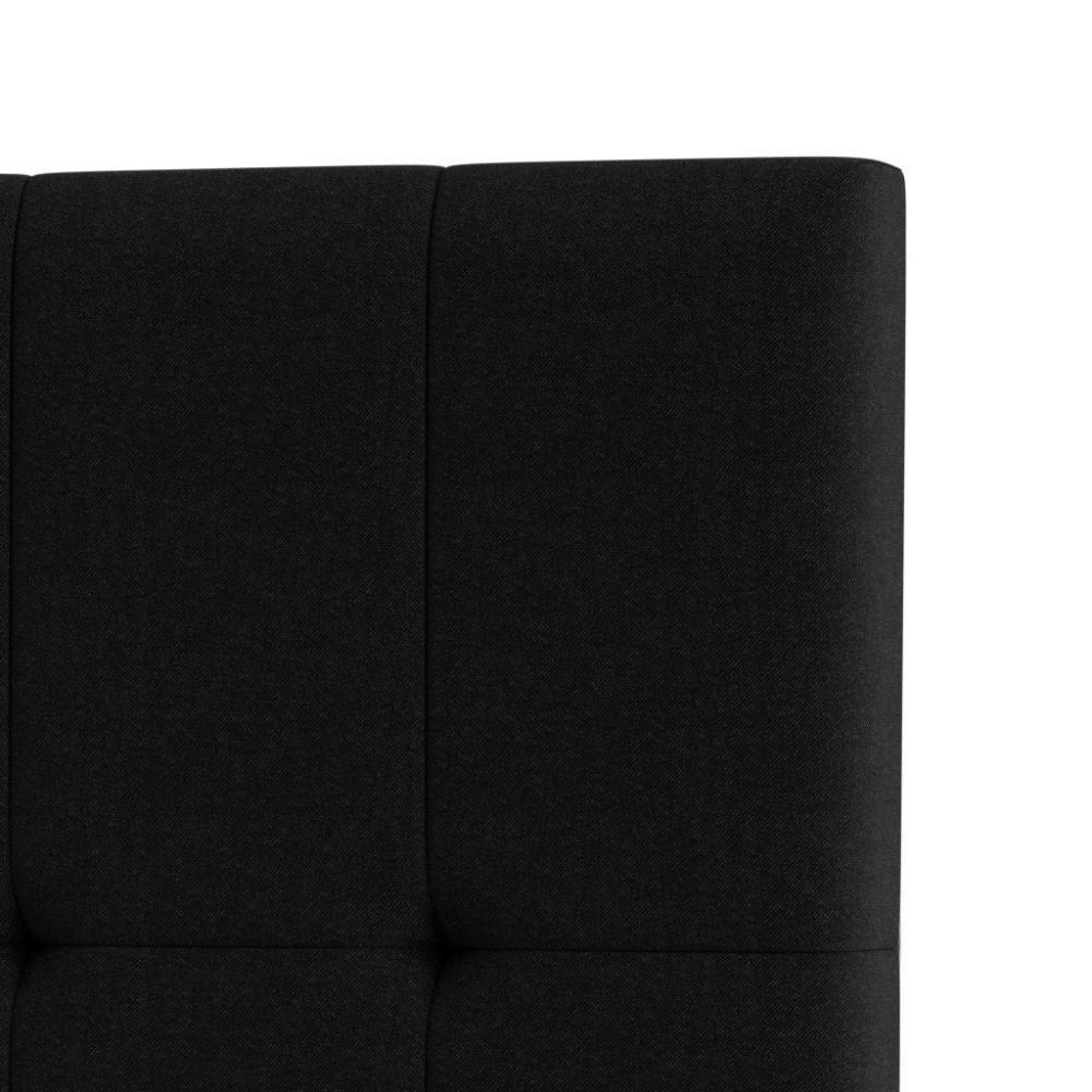 Cabeceira Piave Linho Preto Solteiro (8x90x120) - Ortobom - 3