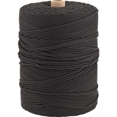 Corda Multifilamento Trançada 2,0mm 1,0kg 408 Metros Preta P