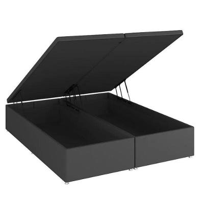 Base Baú Cinza Super King (193x203x39) - Ortobom