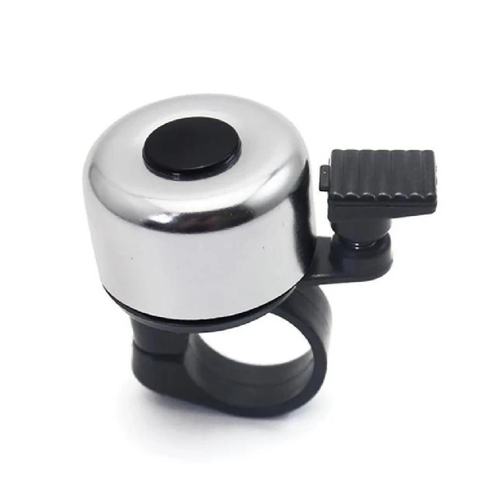 Campainha Sino Bicicleta Retro Metalico Som Tradicional Design Classico Prata - 6