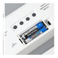 Relogio Mesa Despertador Digital Multifuncao Tela Transparente Lcd Iluminada Sensor Clima - 9