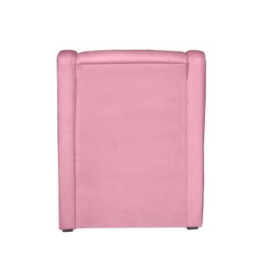 Poltrona Para Amamentação e Descanso Glamour Com Puff e Almofada Confortavel rosê