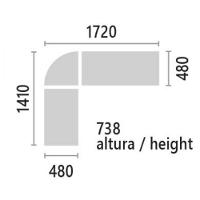 Escrivaninha De Canto Max 1 Gaveta Cinamomo Areia Zanzini Cinamomo-areia - 3