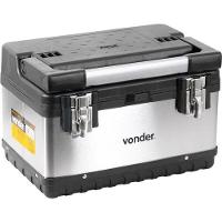 Caixa Inox Ferram Baú 375x270x255mm 6 Divisões Vonder - 1