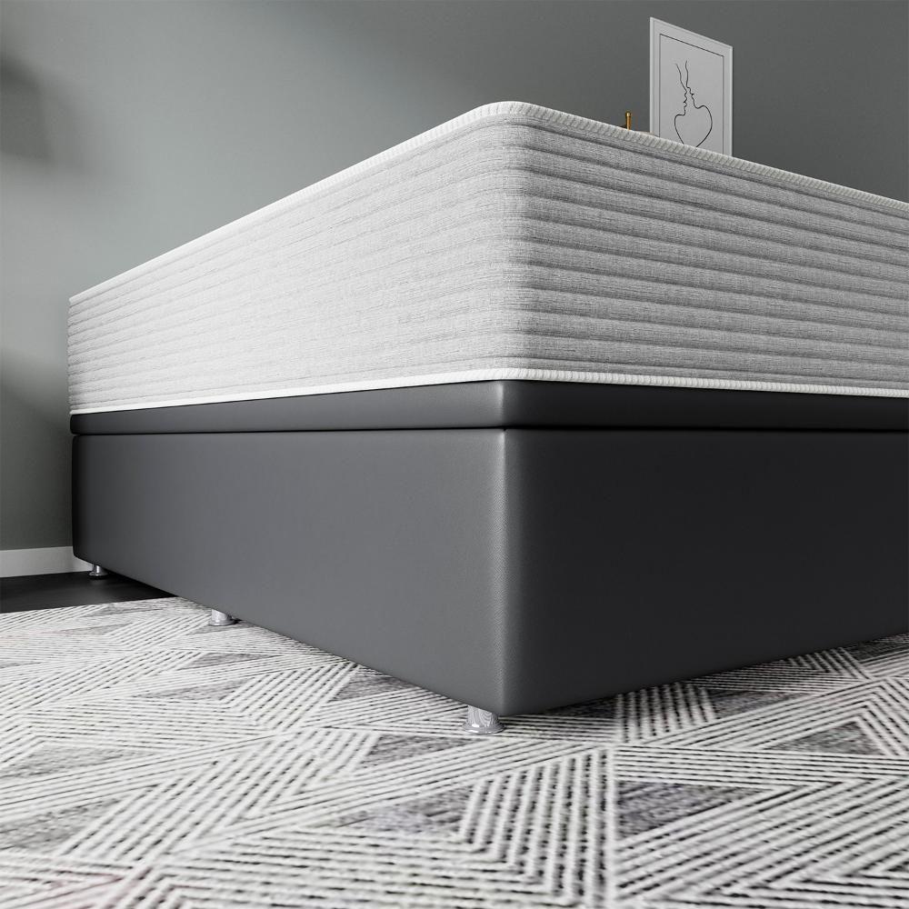 Base Baú Phy Cinza Solteiro (88x188x39) - Ortobom - 3