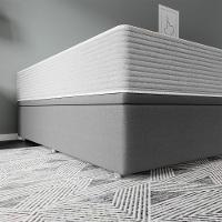 Base Baú Phy Camurça Cinza Solteiro (88x188x39) - Ortobom - 3