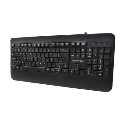 Teclado Usb C3tech Kb-m100bk Abnt2 1.3mt - Preto