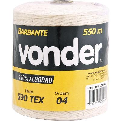 Barbante Algodao 4x6 350 Metros - Vonder