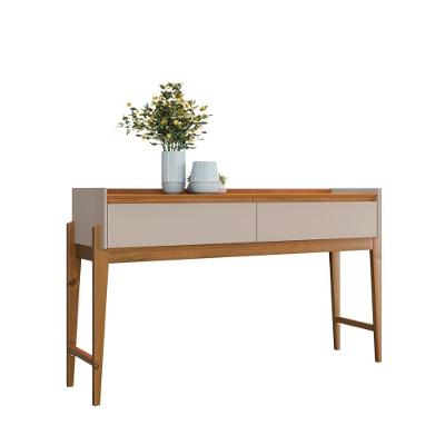 Aparador Para Sala 2 Gavetas Moscou Cedro Off White