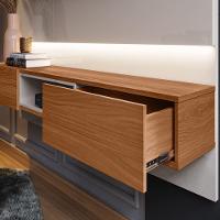 Painel Para Tv Letonia Off White Perolizado-jequitiba - 4