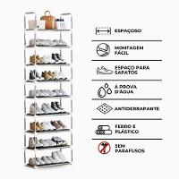 Sapateira Vertical Organizador Com 9 Prateleiras - 9