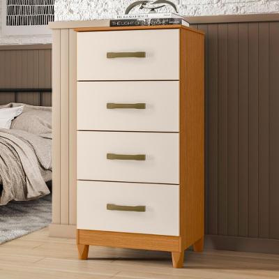 Comoda 4 Gavetas Alasca Cinamomo Off White