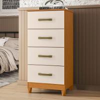 Comoda 4 Gavetas Alasca Cinamomo Off White - 1