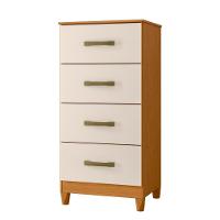 Comoda 4 Gavetas Alasca Cinamomo Off White - 2