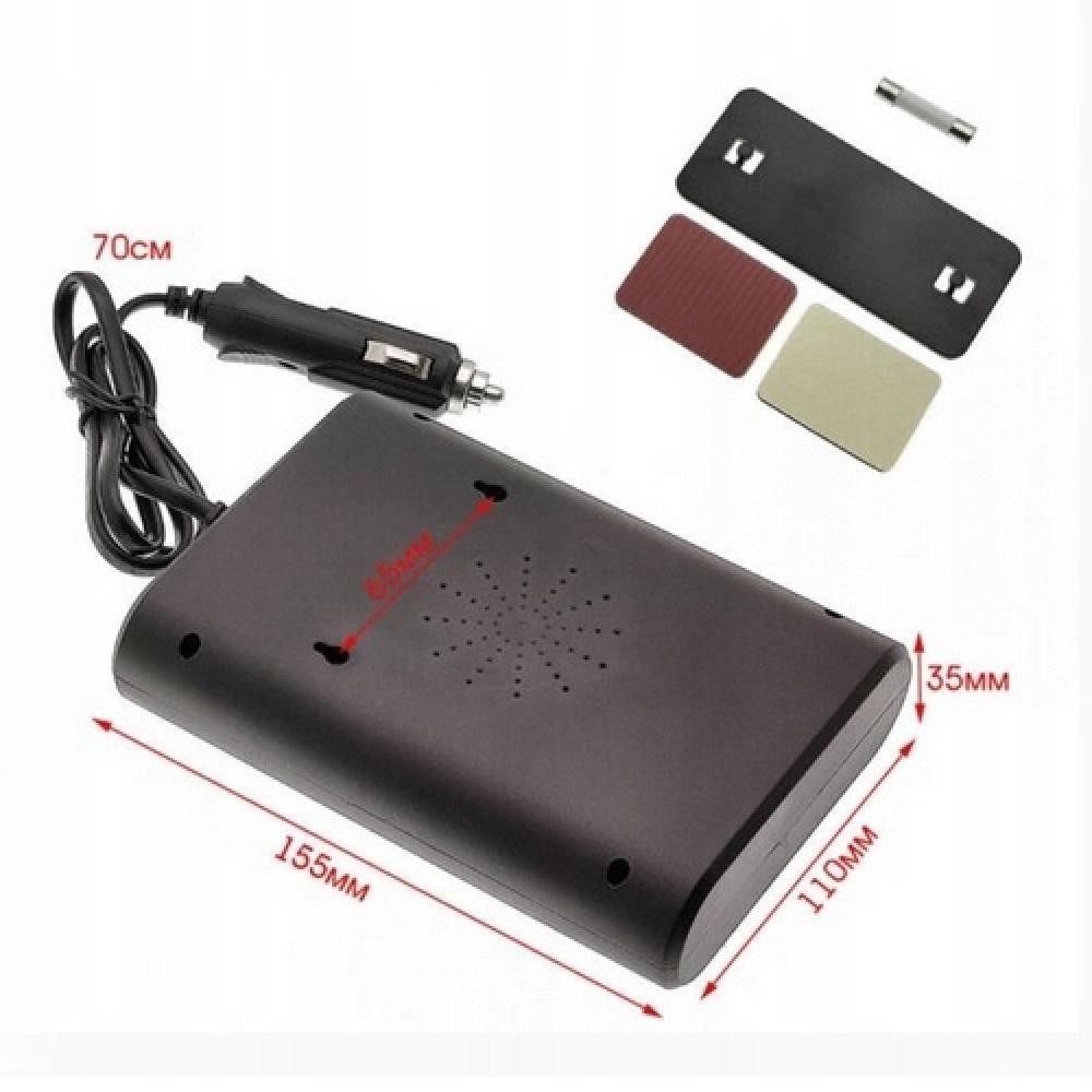 Inversor Conversor Tensão Duplo Carro 150w 4 Usb 12v 24v 220v Led Inteligente Carregador Veicular - 5