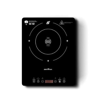 Cooktop de Indução Portátil Britânia BCTE10A Vidro Temperado Painel Touch Preto 110V